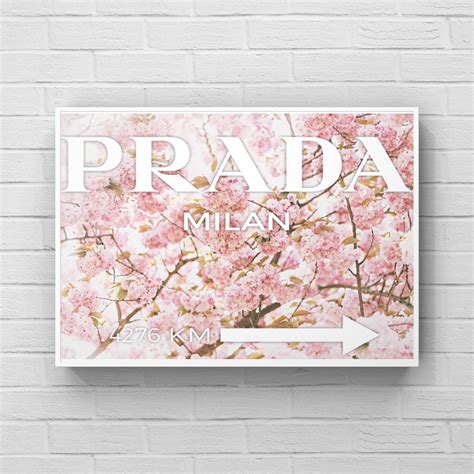 prada wall art framed|Prada canvas art.